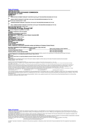 Thumbnail Woodside Energy 20-F Annual Report 2025