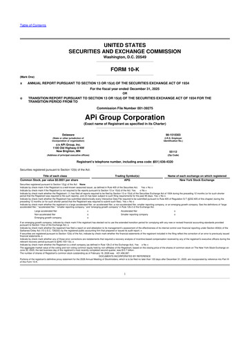 Vorschaubild APi Group 10-K Jahresbericht 2025
