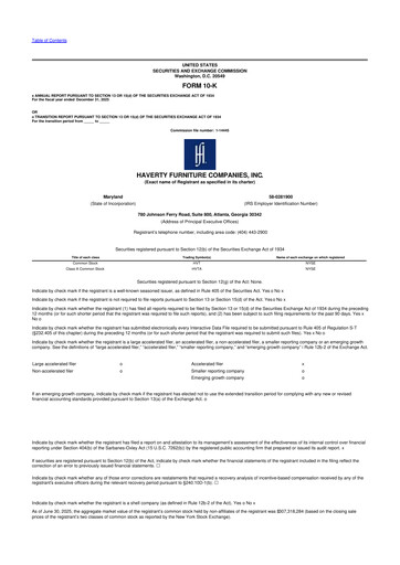 Thumbnail Havertys 10-K Annual Report 2025