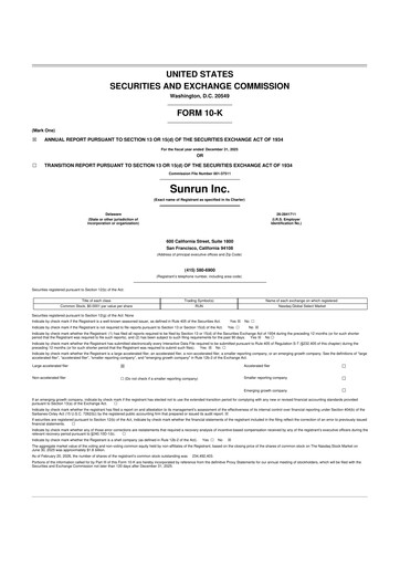 Thumbnail Sunrun
 10-K Annual Report 2025