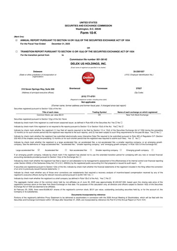 Thumbnail Delek US 10-K Annual Report 2025