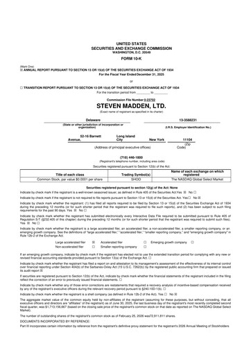 Thumbnail Steve Madden
 10-K Annual Report 2025