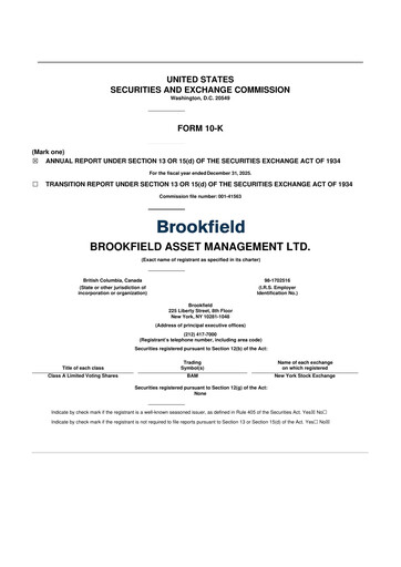 Thumbnail Brookfield Asset Management 10-K Annual Report 2025