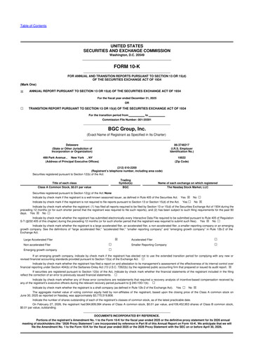 Thumbnail BGC Group
 10-K Annual Report 2025