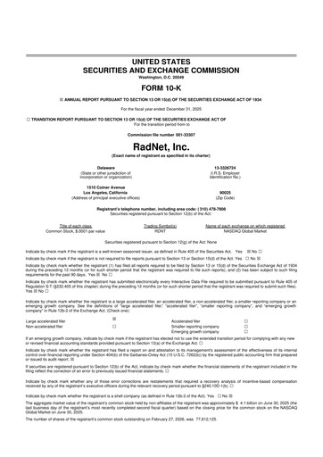 Thumbnail RadNet 10-K Annual Report 2025