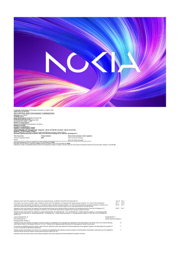 Thumbnail Nokia 20-F Annual Report 2025