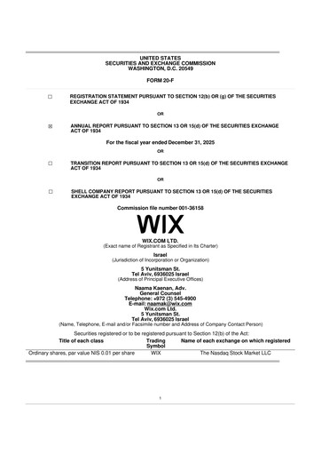 Thumbnail Wix.com 20-F Annual Report 2024