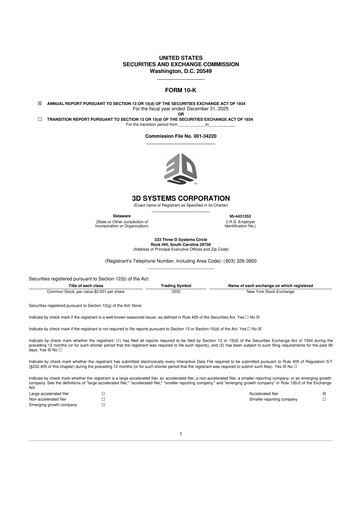 Thumbnail 3D Systems 10-K Annual Report 2025