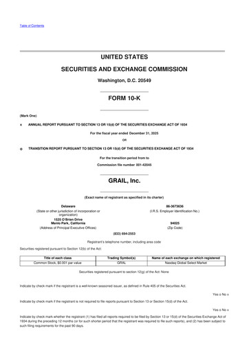 Thumbnail GRAIL 10-K Annual Report 2025