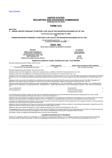 Thumbnail ON24 10-K Annual Report 2025