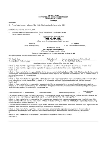 Thumbnail Gap Inc.
 10-K Annual Report 2025