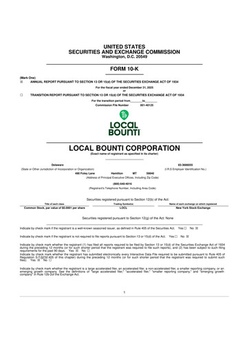 Thumbnail Local Bounti 10-K Annual Report 2025