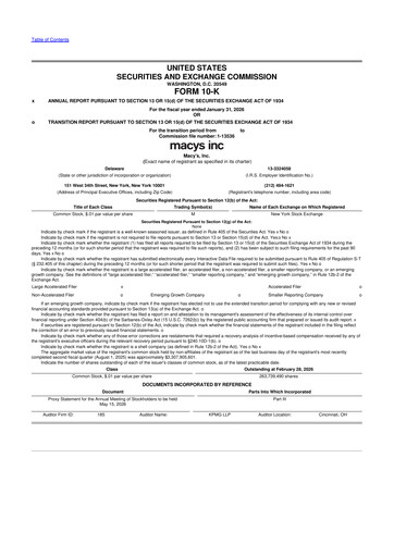 Thumbnail Macy's
 10-K Annual Report 2025