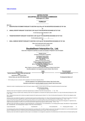 Vorschaubild DoubleDown Interactive 20-F Jahresbericht 2025