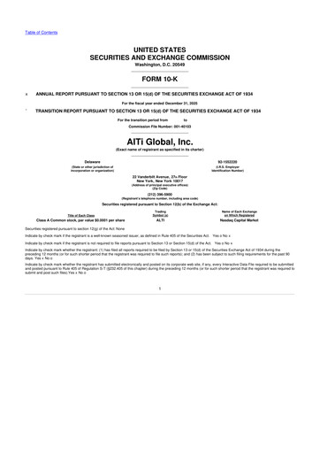 Thumbnail AlTi Global 10-K Annual Report 2025