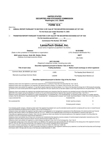 Thumbnail LanzaTech Global 10-K Annual Report 2025