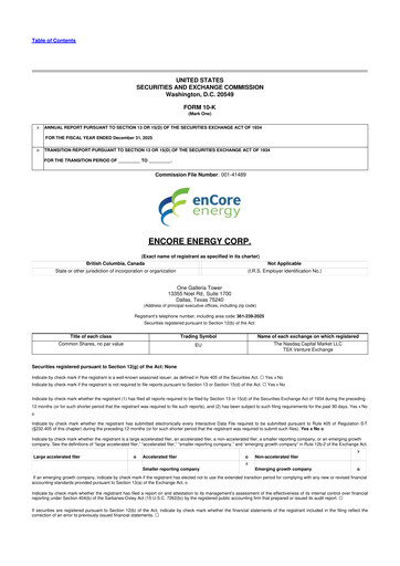 Thumbnail enCore Energy 10-K Annual Report 2025