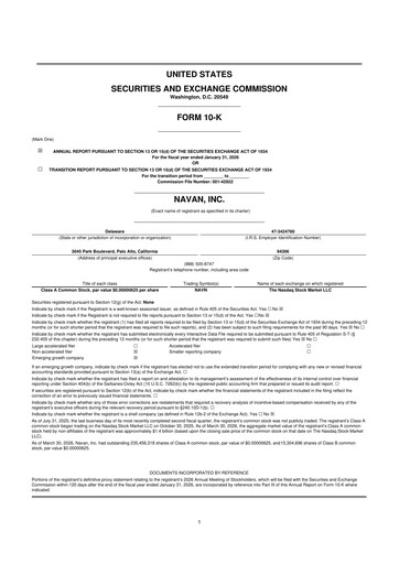 Vorschaubild Navan 10-K Jahresbericht 