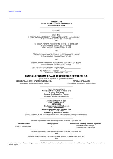 Thumbnail Bladex 20-F Annual Report 2025