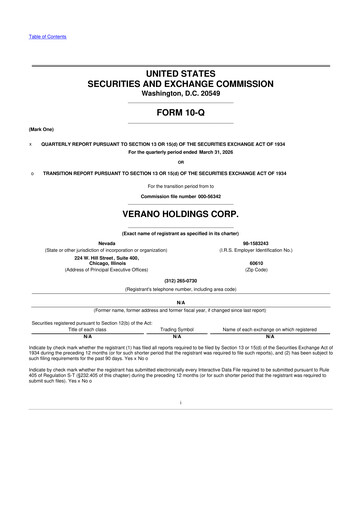 Thumbnail Verano Holdings 10-Q Quarterly Report FY 