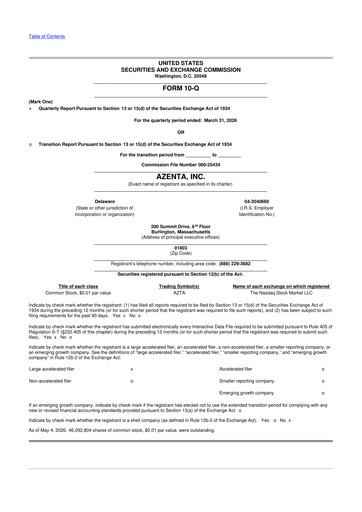 Thumbnail Azenta 10-Q Quarterly Report FY 