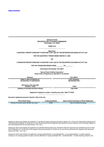 Thumbnail Spruce Power 10-Q Quarterly Report FY 