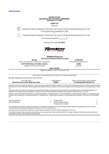 Thumbnail RumbleOn 10-Q Quarterly Report FY2026 