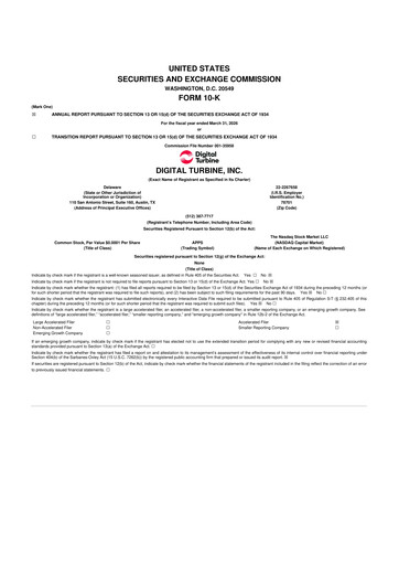 Thumbnail Digital Turbine
 10-K Annual Report 2026