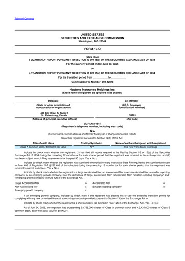 Thumbnail Neptune Insurance Holdings 10-Q Quarterly Report FY2026 
