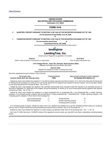 Thumbnail LendingTree 10-Q Quarterly Report FY2026 