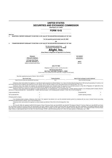 Thumbnail Alight 10-Q Quarterly Report FY2026 
