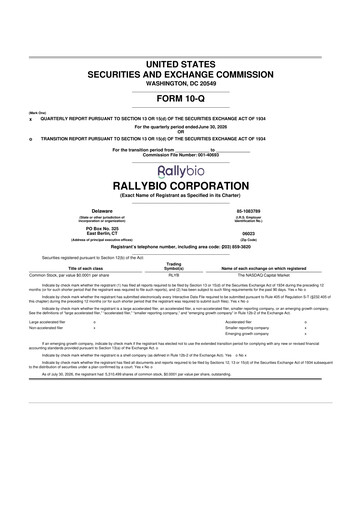 Thumbnail Rallybio 10-Q Quarterly Report FY2026 