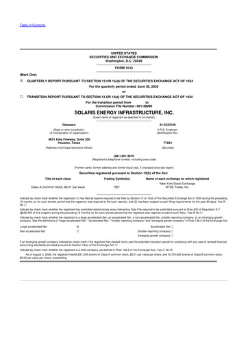 Thumbnail Solaris Energy Infrastructure 10-Q Quarterly Report FY2026 