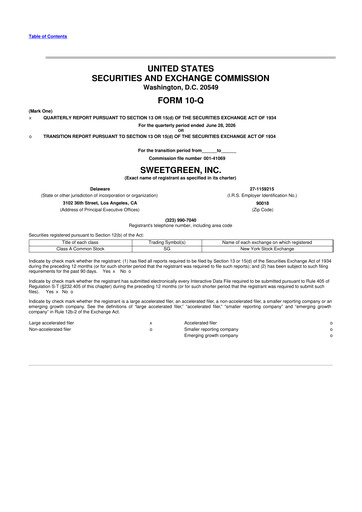Thumbnail Sweetgreen 10-Q Quarterly Report FY2026 