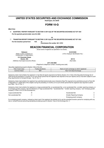 Thumbnail Berkshire Hills Bancorp 10-Q Quarterly Report FY2026 
