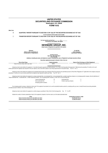 Thumbnail Newmark 10-Q Quarterly Report FY2026 