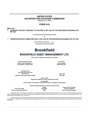 Thumbnail Brookfield Asset Management 10-Q Quarterly Report FY2026 