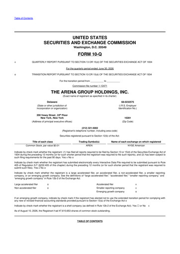 Thumbnail The Arena Group 10-Q Quarterly Report FY2026 