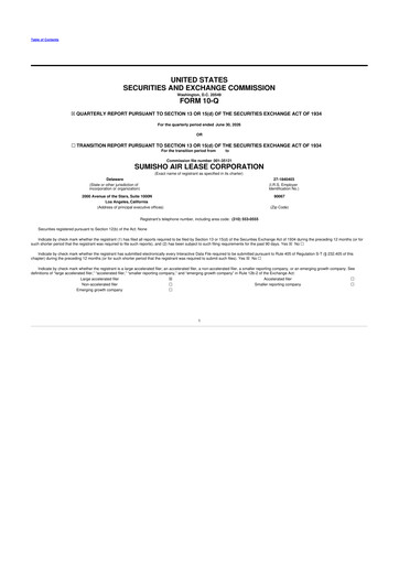 Thumbnail Air Lease Corporation
 10-Q Quarterly Report FY2026 