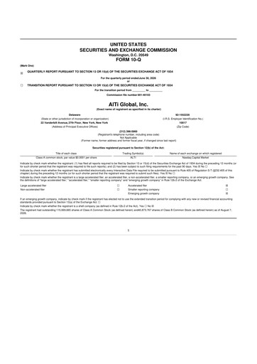 Thumbnail AlTi Global 10-Q Quarterly Report FY2026 
