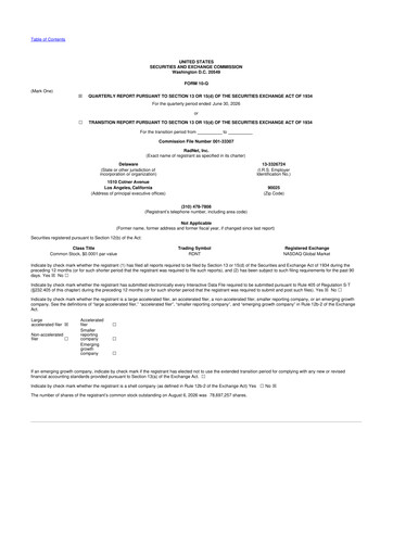 Thumbnail RadNet 10-Q Quarterly Report FY2026 