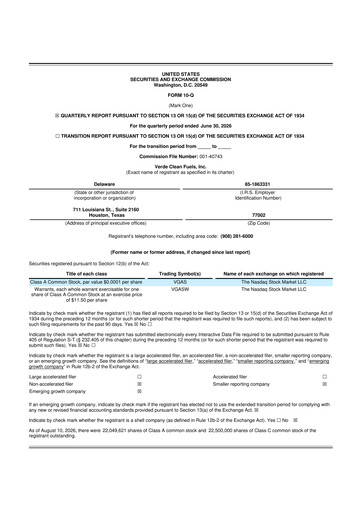 Thumbnail Verde Clean Fuels 10-Q Quarterly Report FY2026 