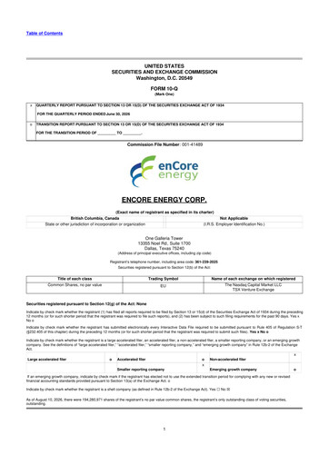 Thumbnail enCore Energy 10-Q Quarterly Report FY2026 