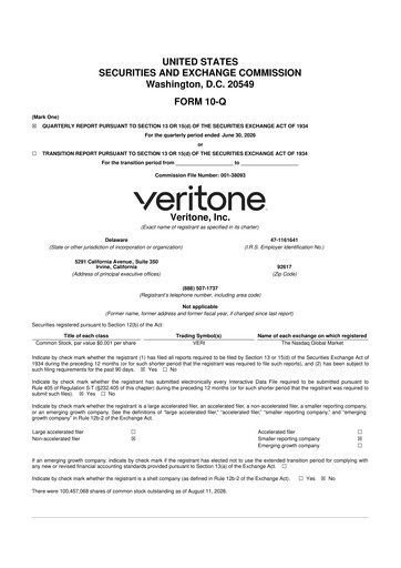 Thumbnail Veritone 10-Q Quarterly Report FY2026 