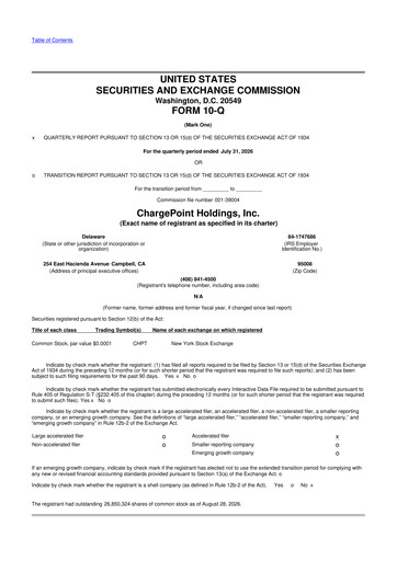 Thumbnail ChargePoint 10-Q Quarterly Report FY2027 