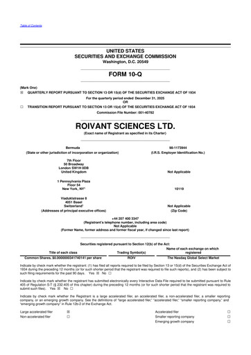Thumbnail Roivant Sciences 10-Q Quarterly Report FY2025 