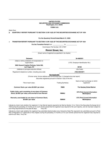 Thumbnail Rimini Street 10-Q Quarterly Report FY2020 