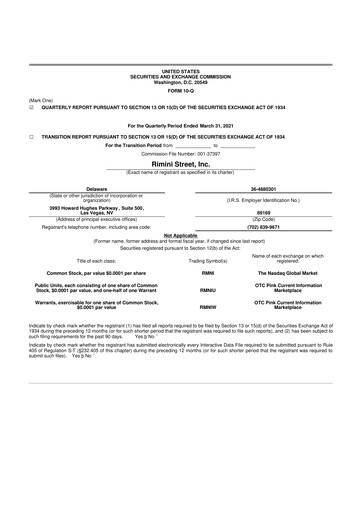 Thumbnail Rimini Street 10-Q Quarterly Report FY2021 