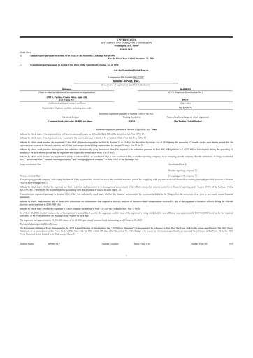 Thumbnail Rimini Street 10-K Annual Report 2024