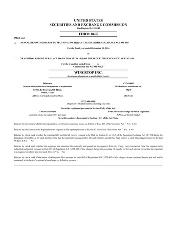 Thumbnail Wingstop Restaurants 10-K Annual Report 2016